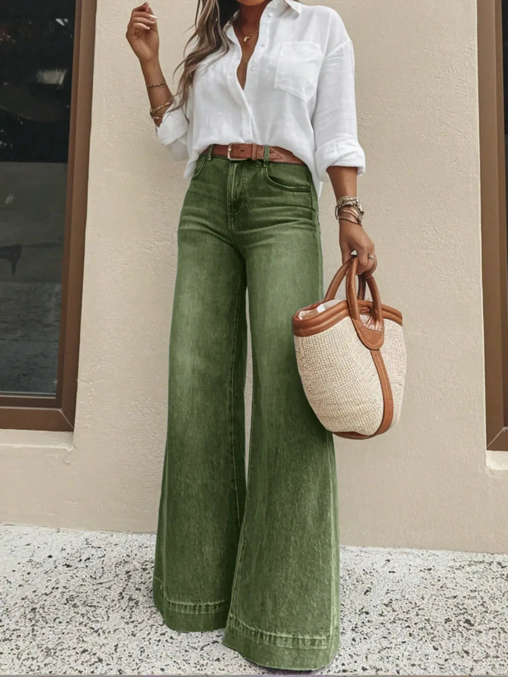 Loose Straight Leg Jeans