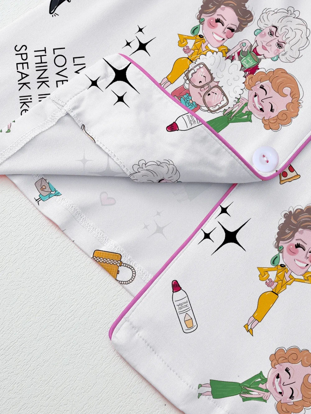 Golden Girls Print Pajama Set