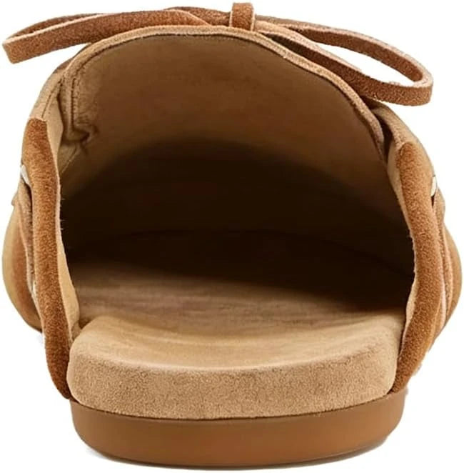 Faux Suede Casual Clog Shoes