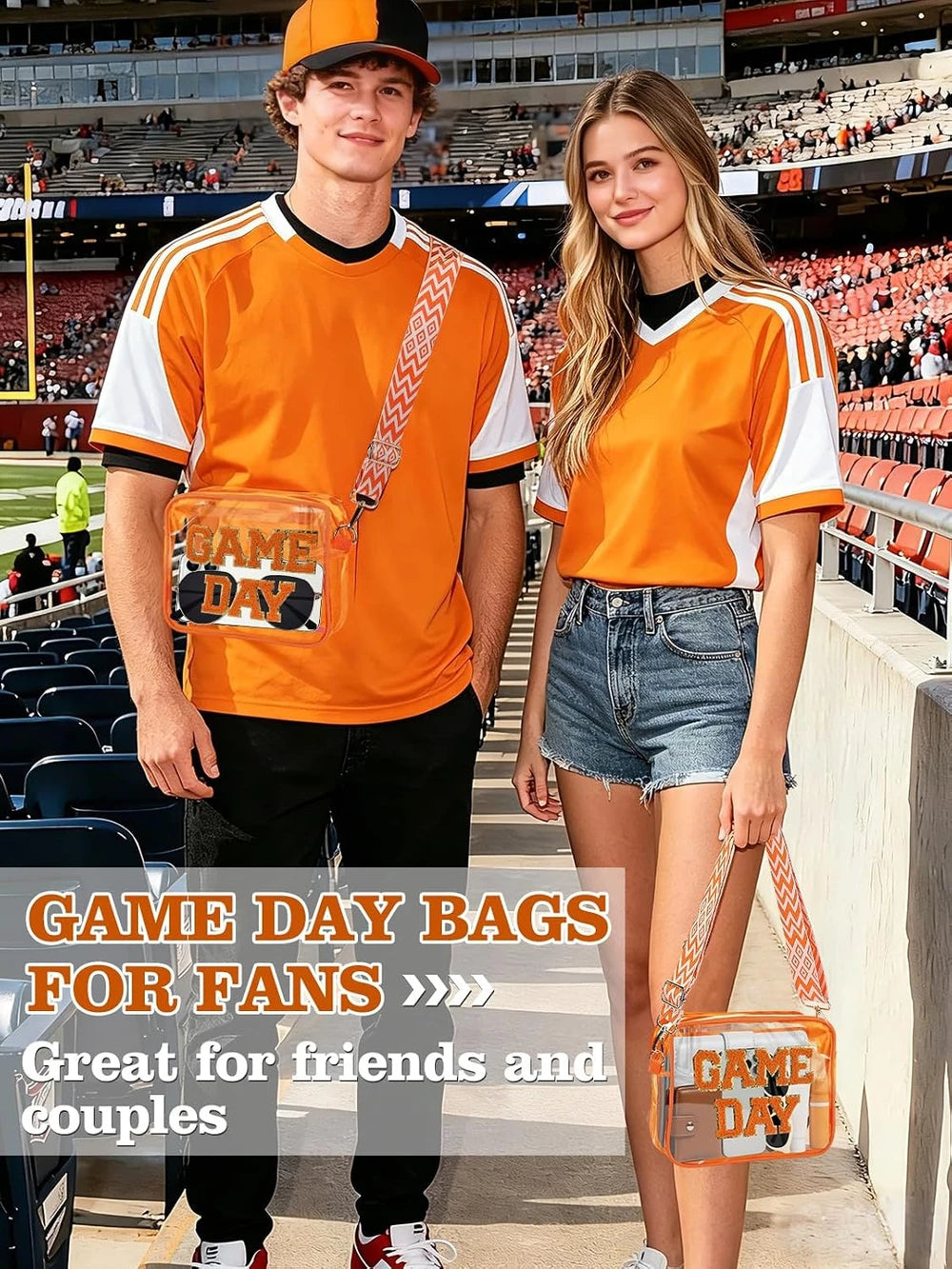 Stadium Approved Clear Crossbody Bag