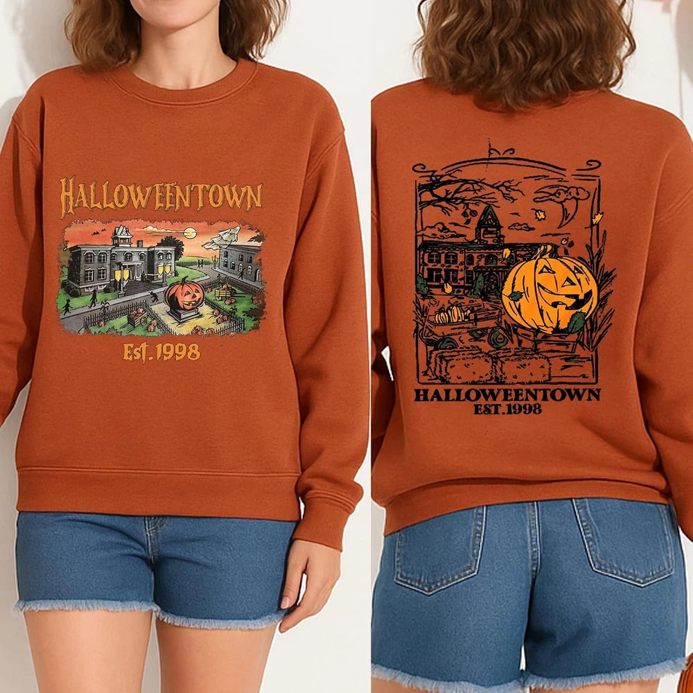 Halloween Graphic Fall Sweatshirt