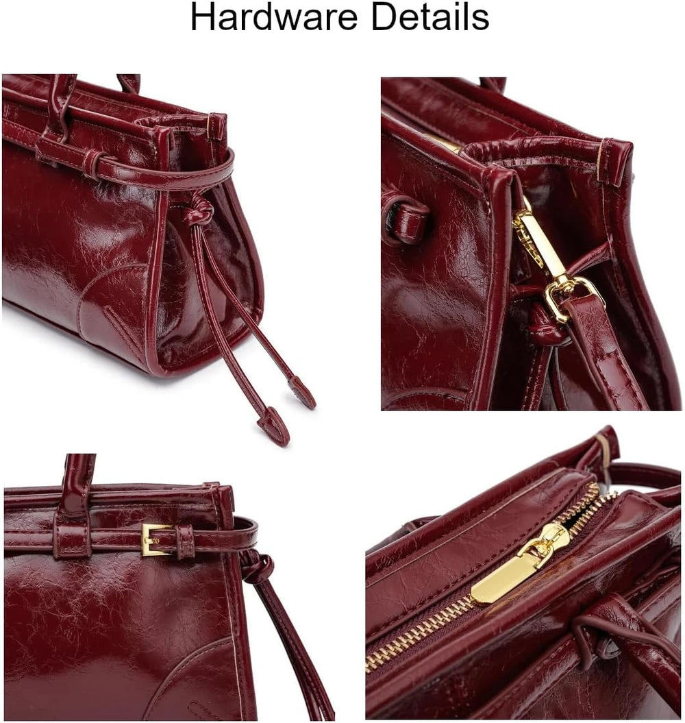 P. Atelier Faux Leather Shoulder Bag