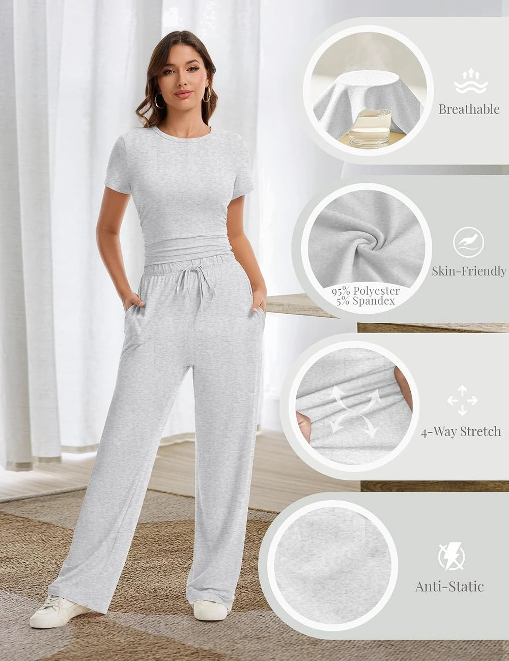 LanGui 2 Piece Lounge Set