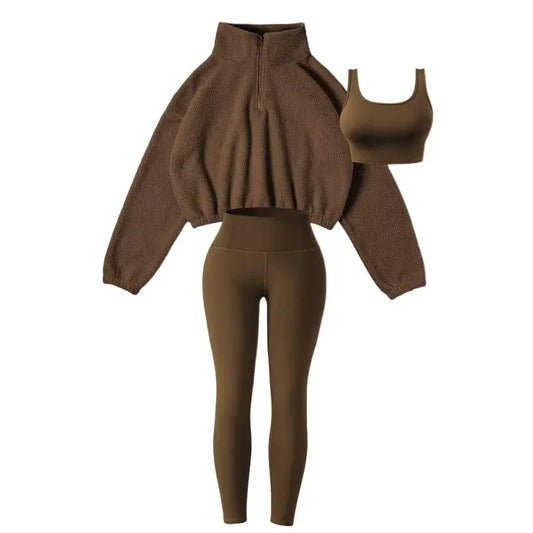 Fleece Lined Workout Set