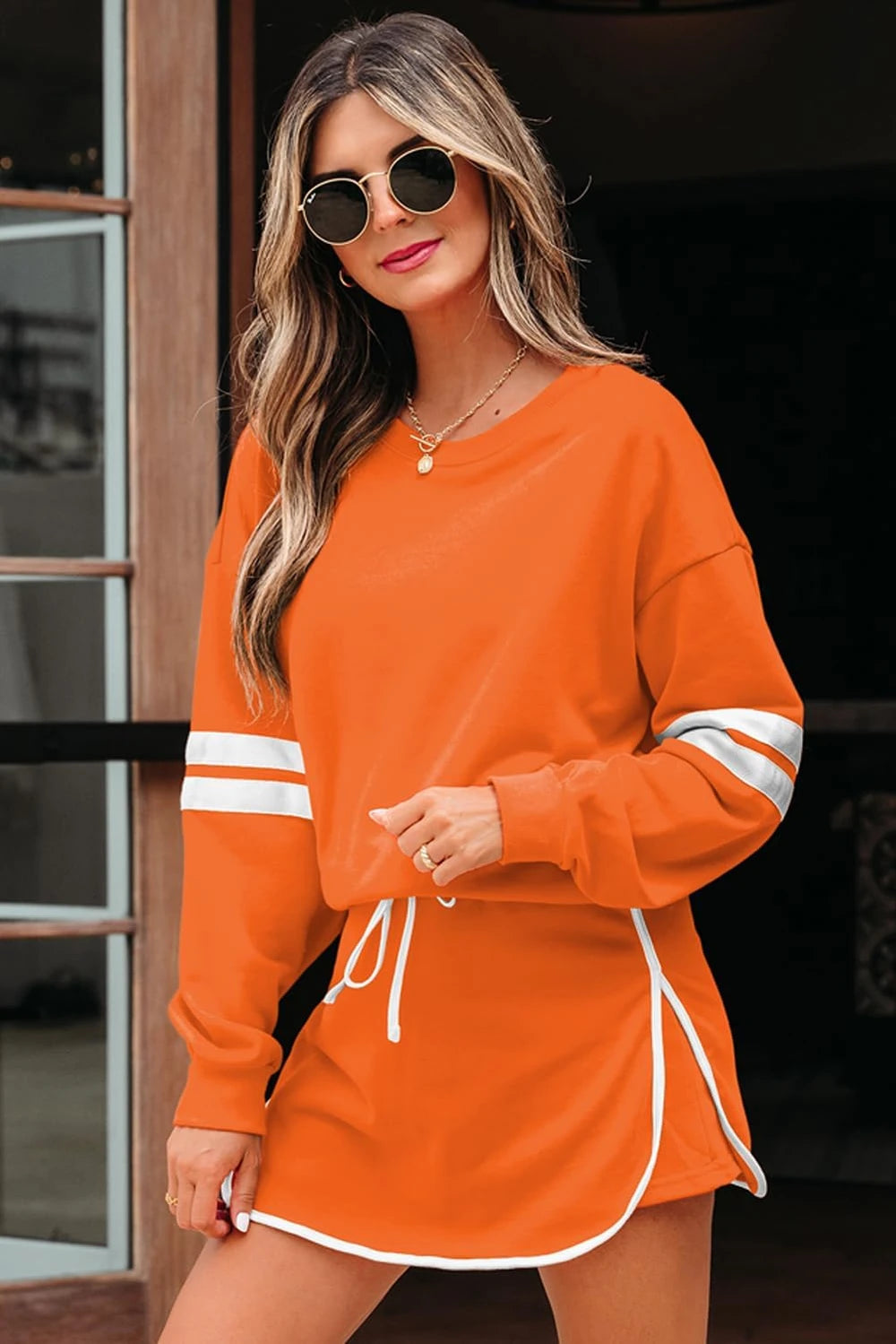 KevaMolly Varsity Stripe Lounge Set