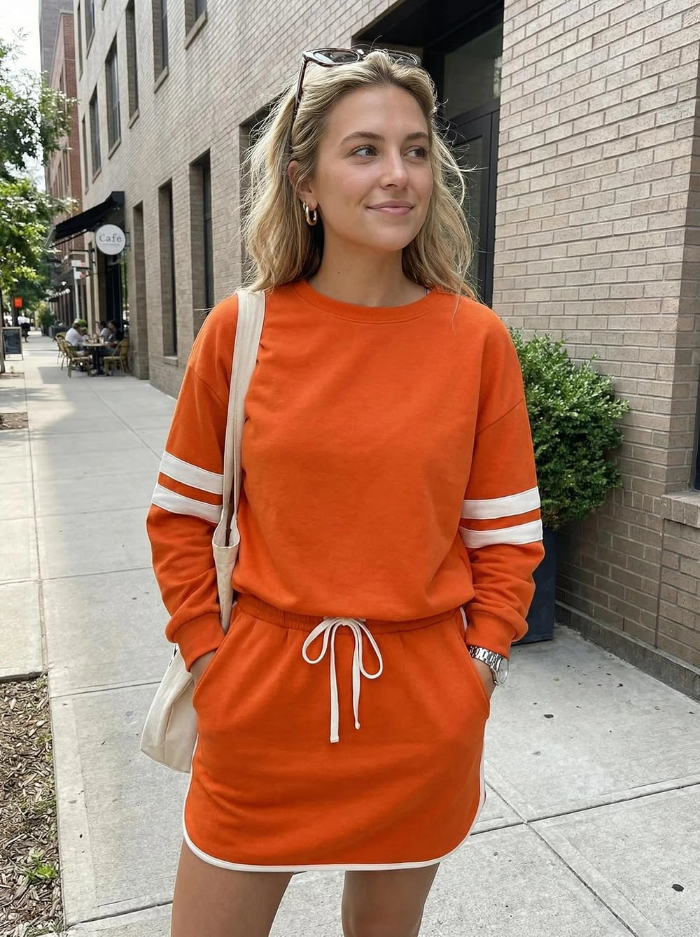 KevaMolly Varsity Stripe Lounge Set