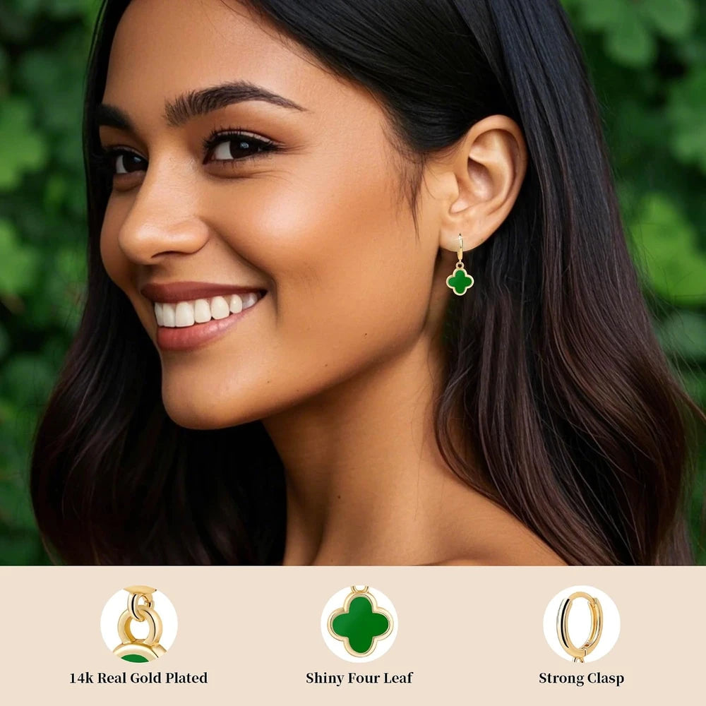 Clover Drop Earrings