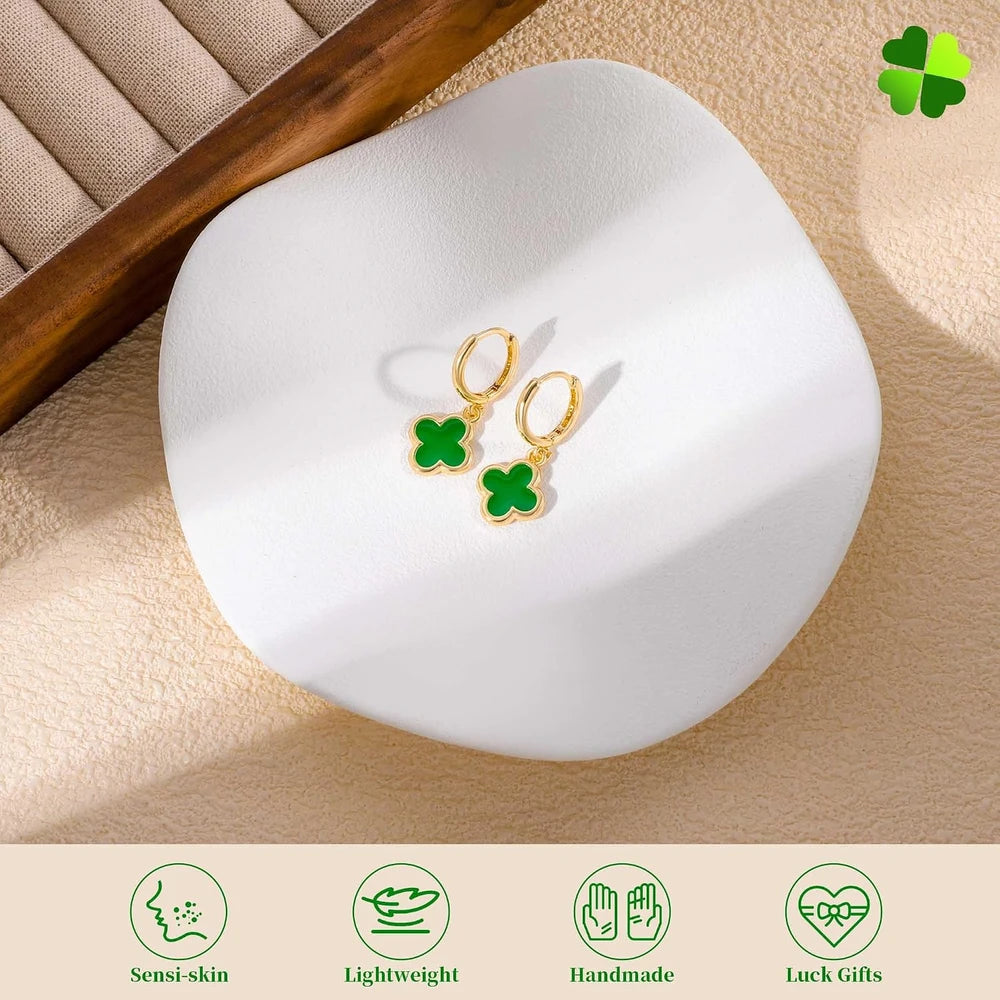 Clover Drop Earrings