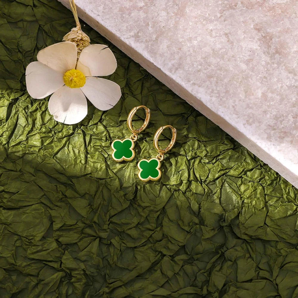 Clover Drop Earrings