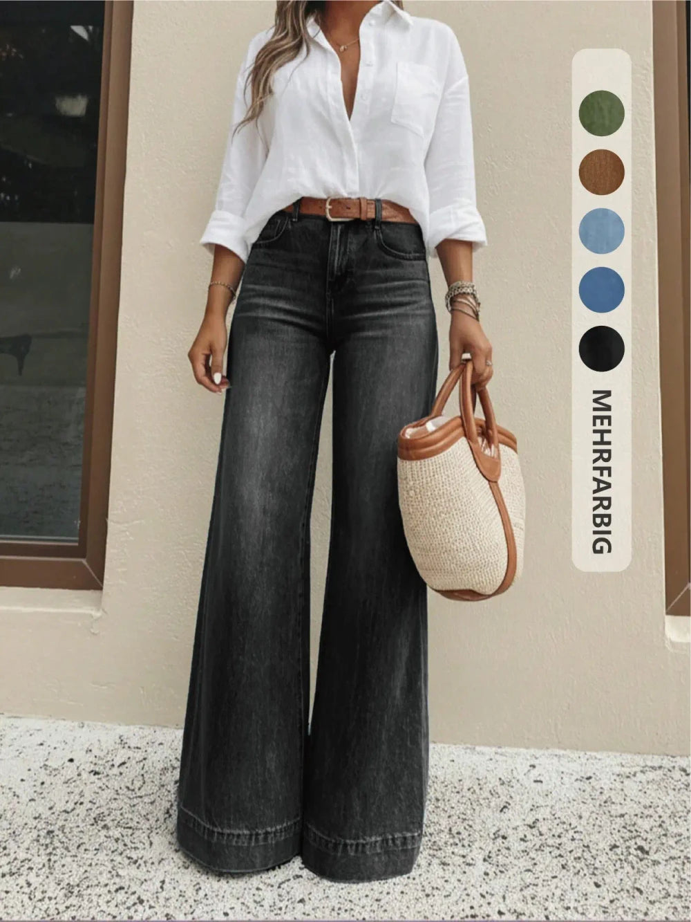 Loose Straight Leg Jeans