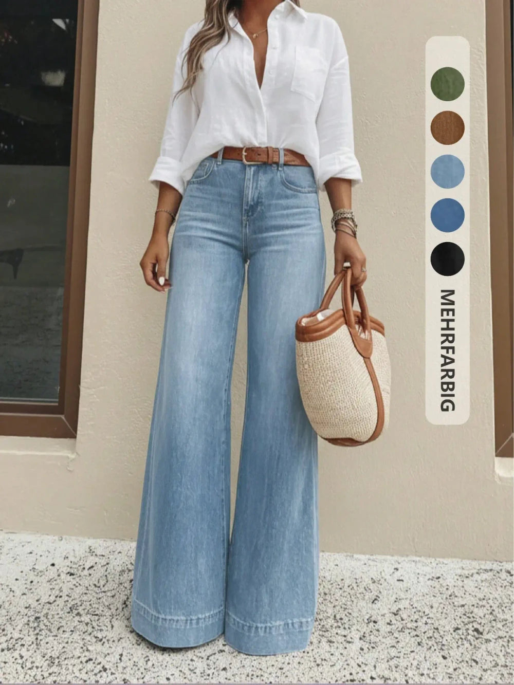 Loose Straight Leg Jeans