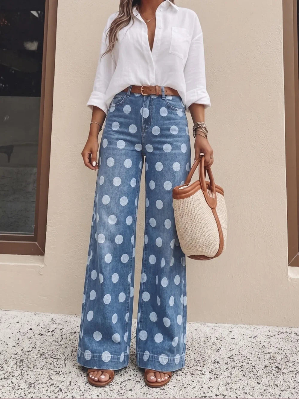 Loose Straight Leg Jeans