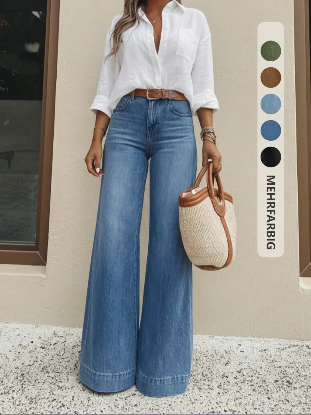 Loose Straight Leg Jeans