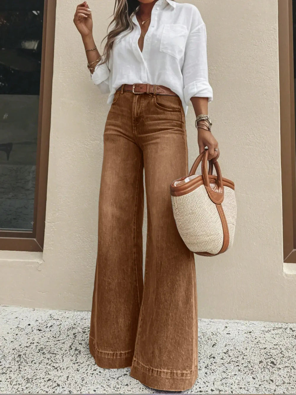 Loose Straight Leg Jeans