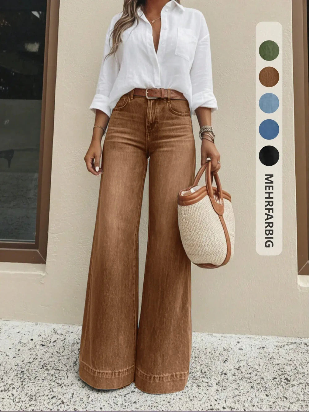 Loose Straight Leg Jeans