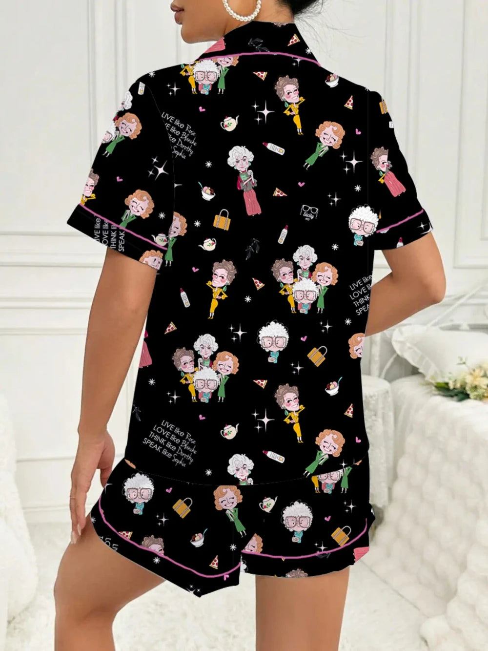 Golden Girls Print Pajama Set