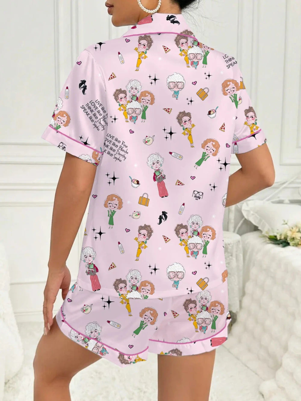 Golden Girls Print Pajama Set