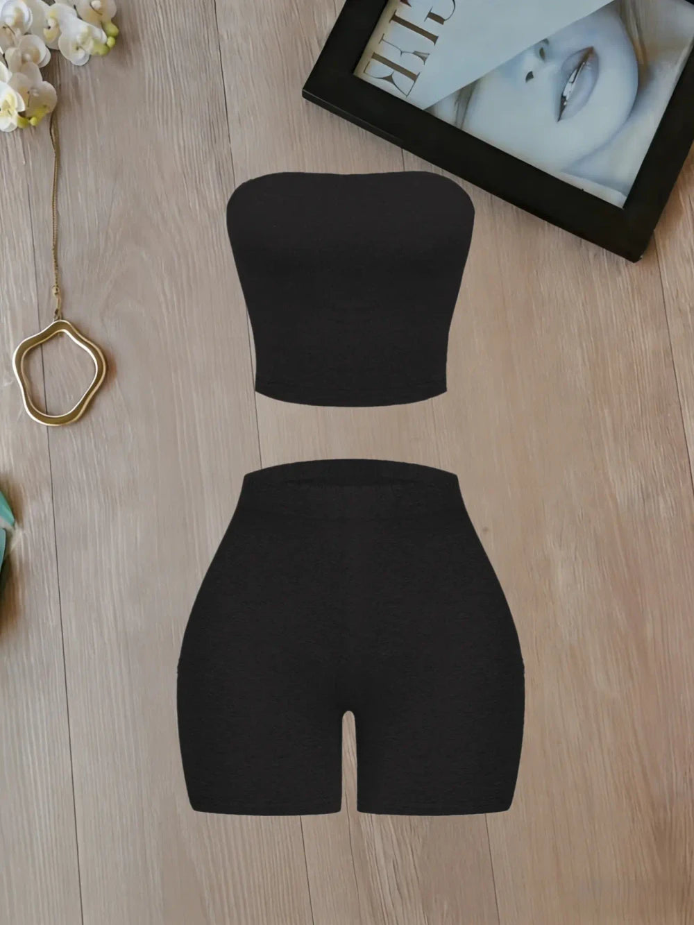 Leopard Three-Piece Outfit Set