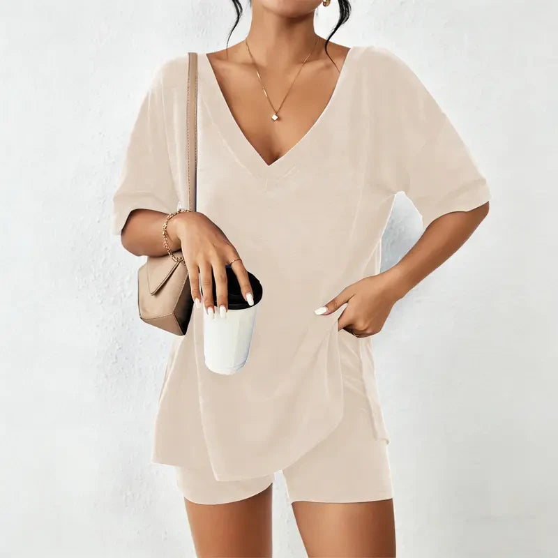 Ekouaer Oversized Lounge Pajama Set