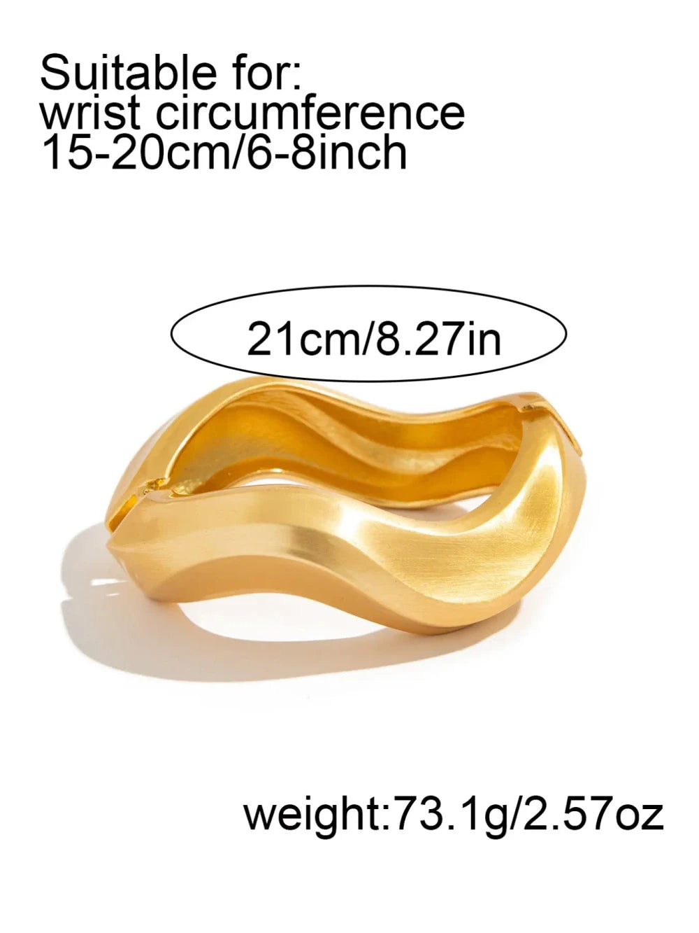 Punk Style Irregular Cuff Bangle Set