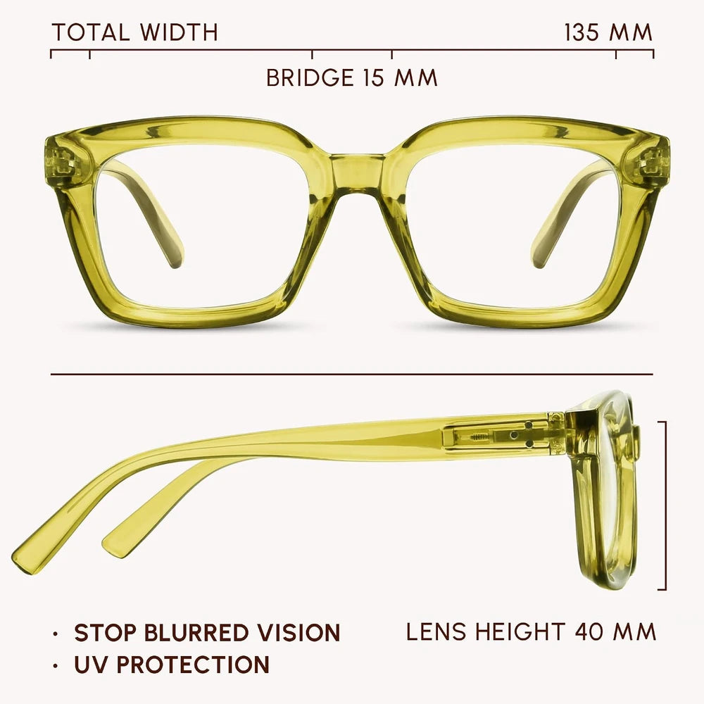 Oversized Blue Light Glasses
