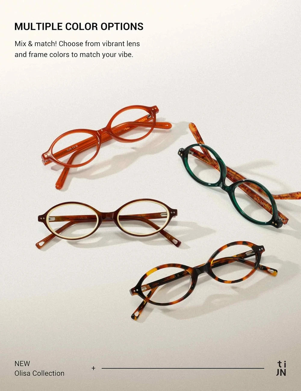 Retro Oval Blue Light Glasses