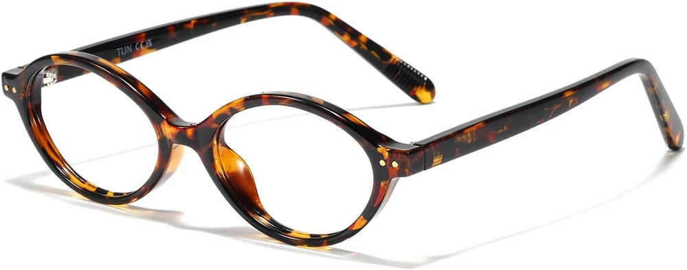 Retro Oval Blue Light Glasses