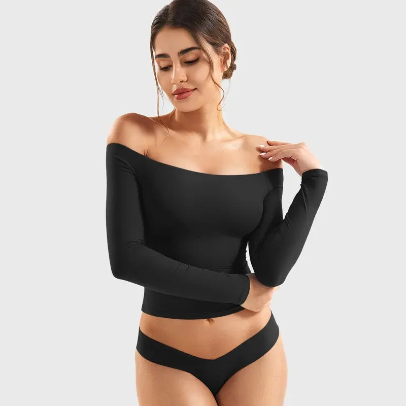 Buttery Soft Off Shoulder Long Sleeve Top