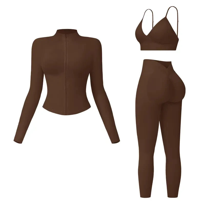 Three-Piece Women Tracksuit Set