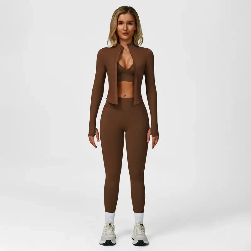 Three-Piece Women Tracksuit Set