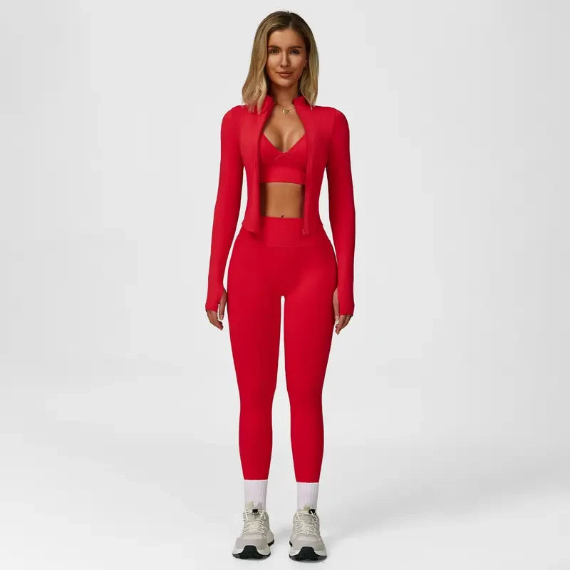 Three-Piece Women Tracksuit Set