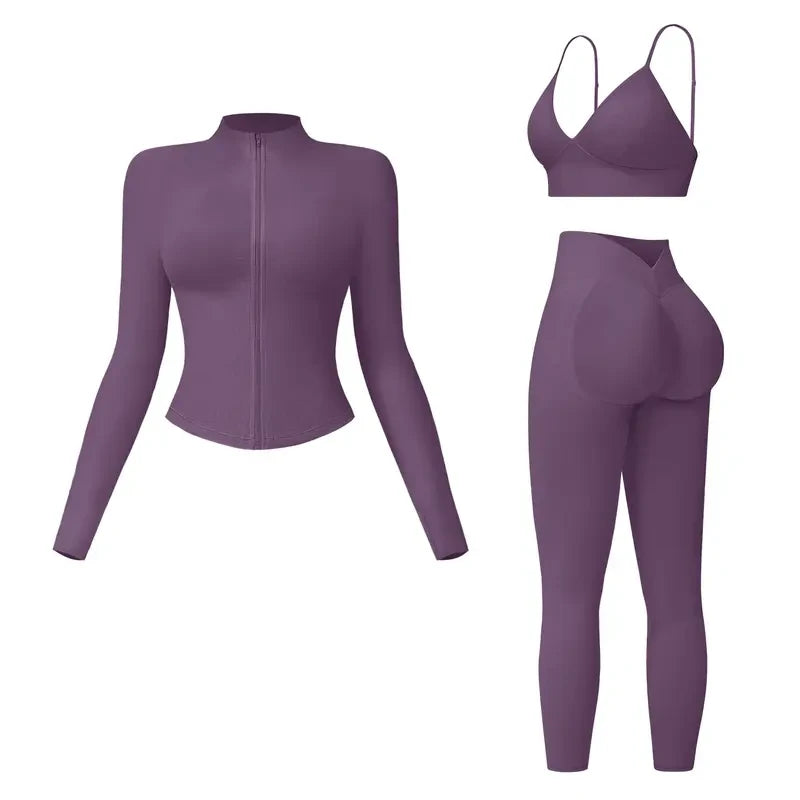 Three-Piece Women Tracksuit Set