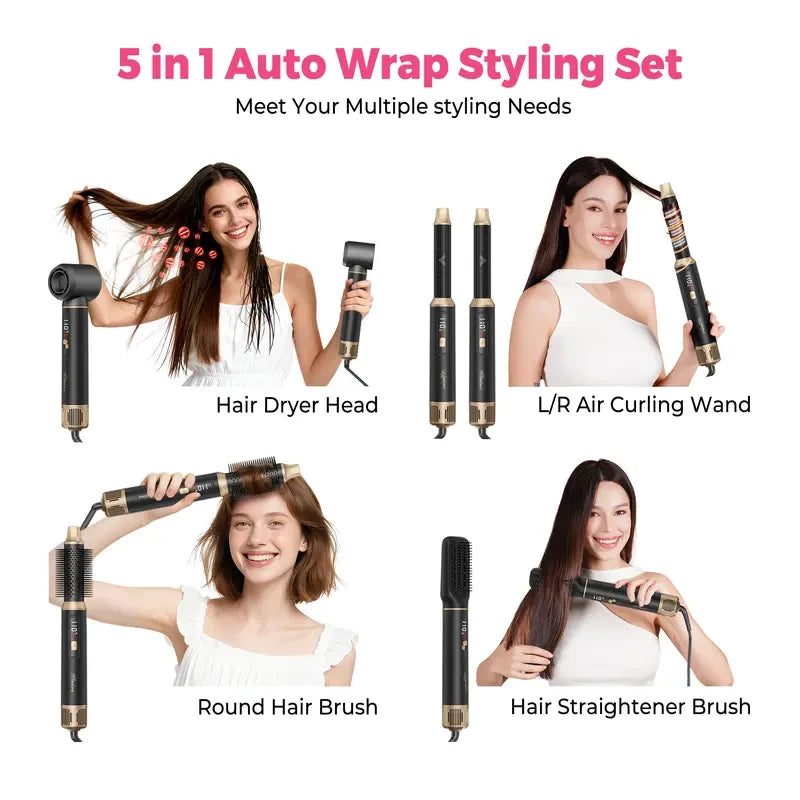 ATOPSKINS 5-in-1 LiteStyler Hair Dryer