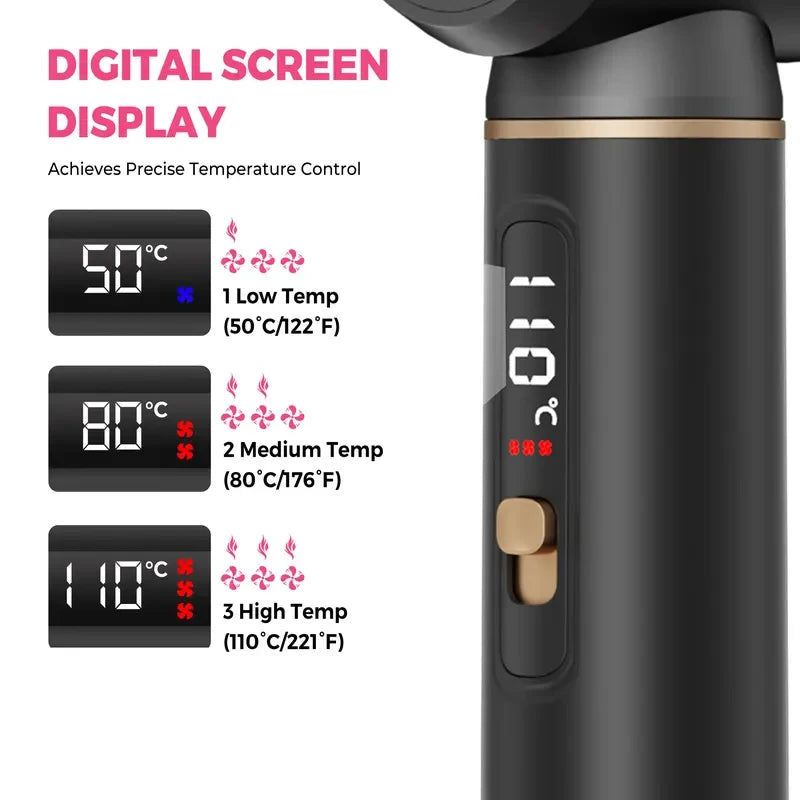 ATOPSKINS 5-in-1 LiteStyler Hair Dryer