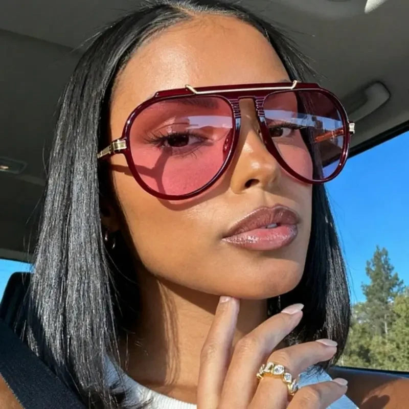Bold Square Oversized Sunglasses