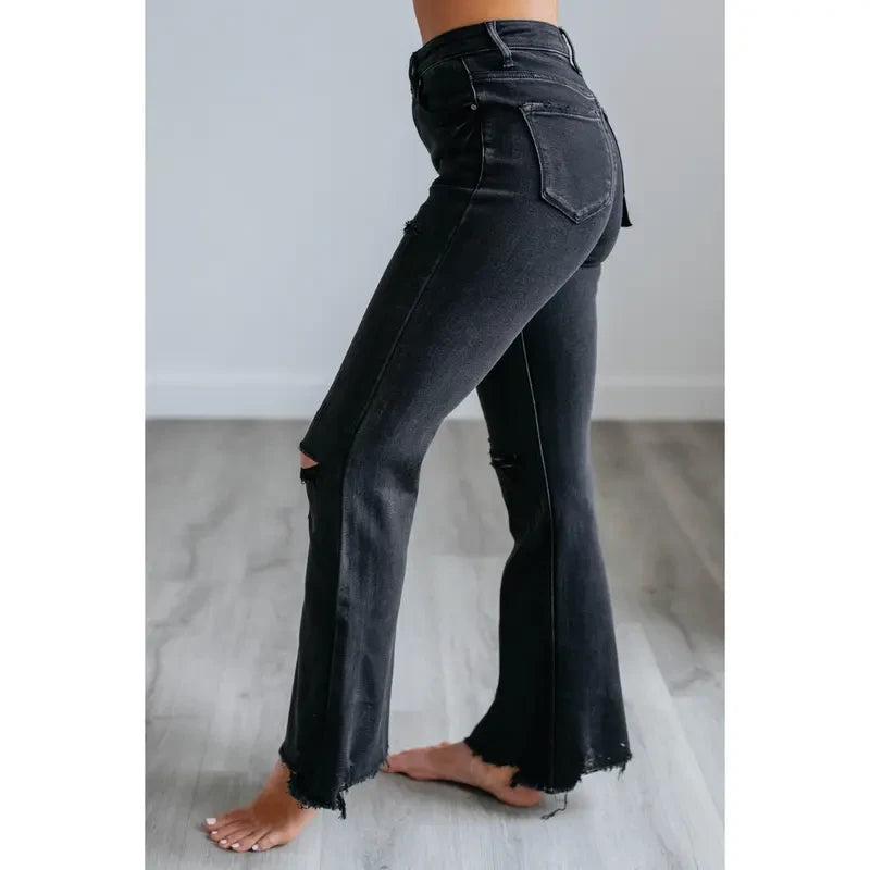 Black Wash Stretch Jeans