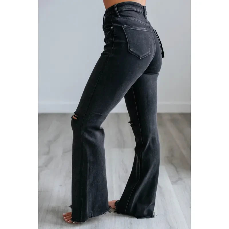 Black Wash Stretch Jeans