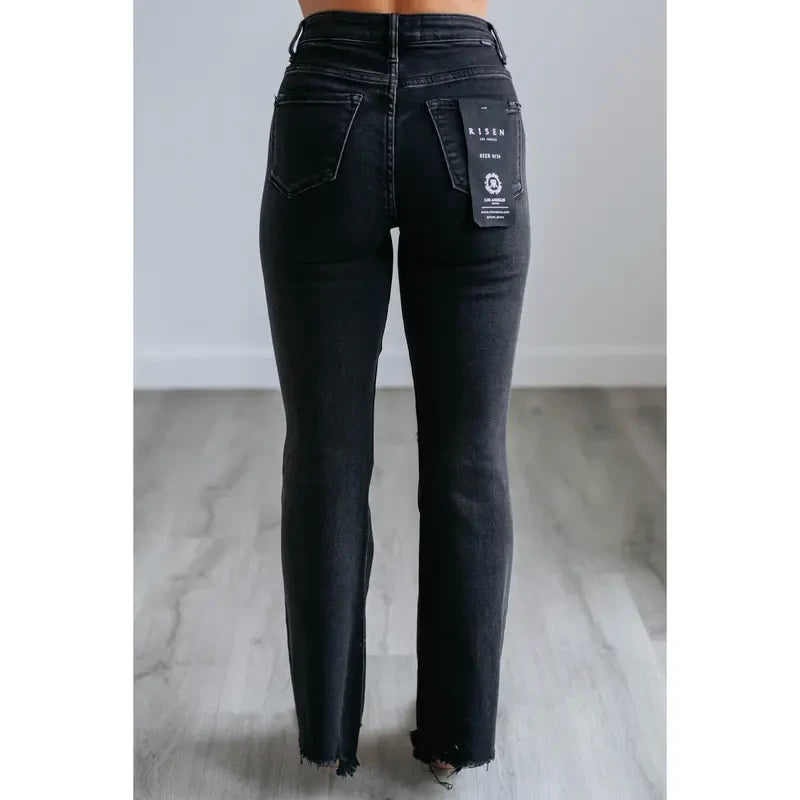 Black Wash Stretch Jeans
