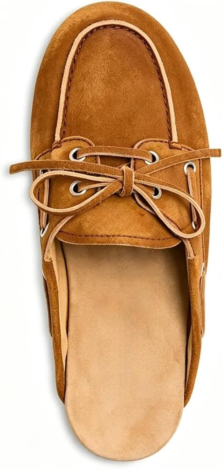Faux Suede Casual Clog Shoes