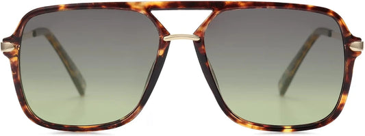 SOJOS Polarized Square Aviator Sunglasses