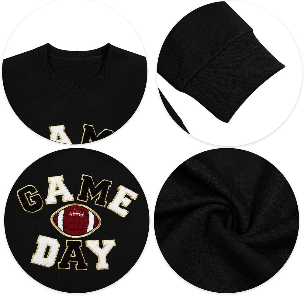 Casual Football Graphic Sweatshirt