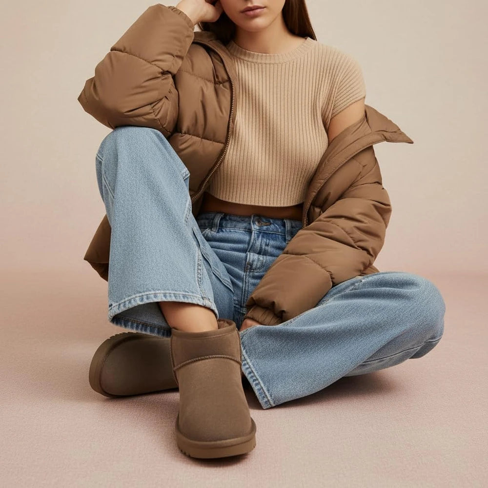 Cushionaire Suede Ankle Boots