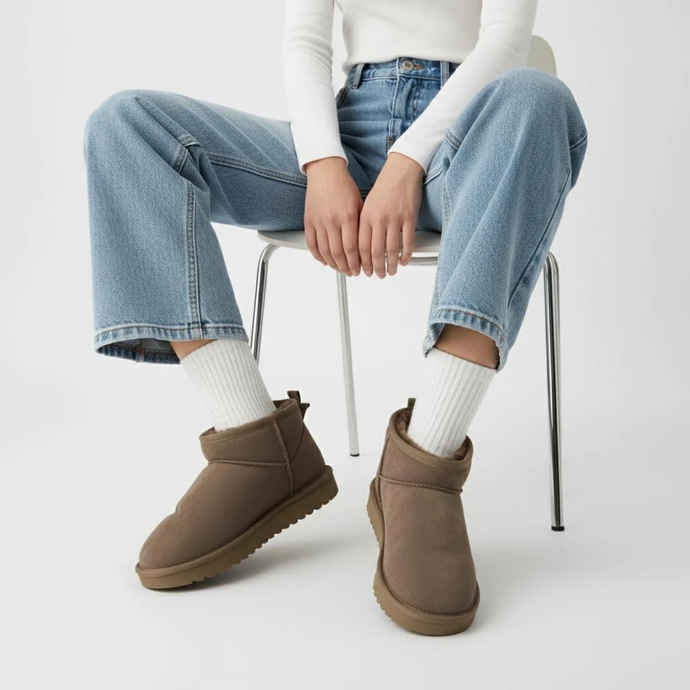 Cushionaire Suede Ankle Boots