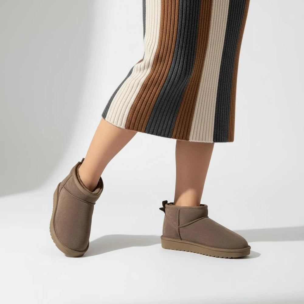 Cushionaire Suede Ankle Boots