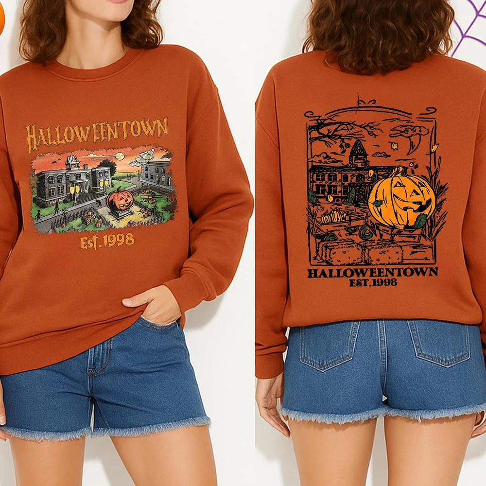 Halloween Graphic Fall Sweatshirt