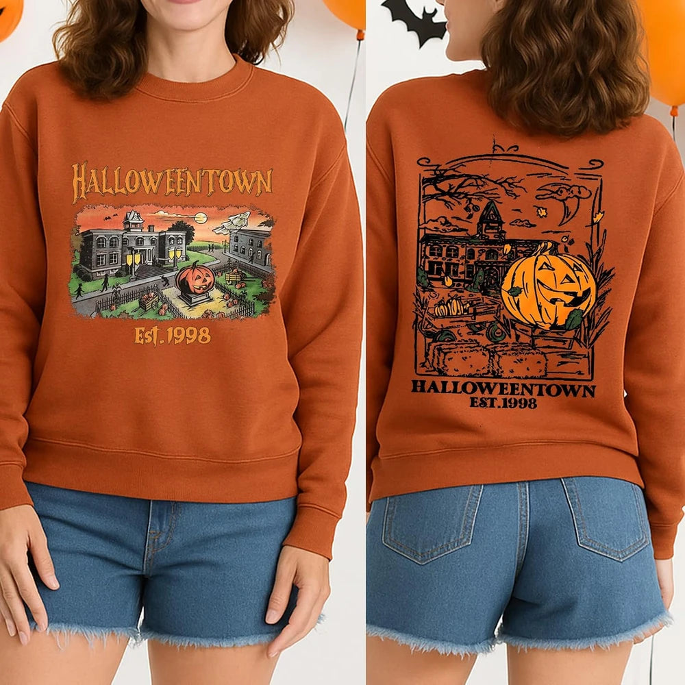 Halloween Graphic Fall Sweatshirt