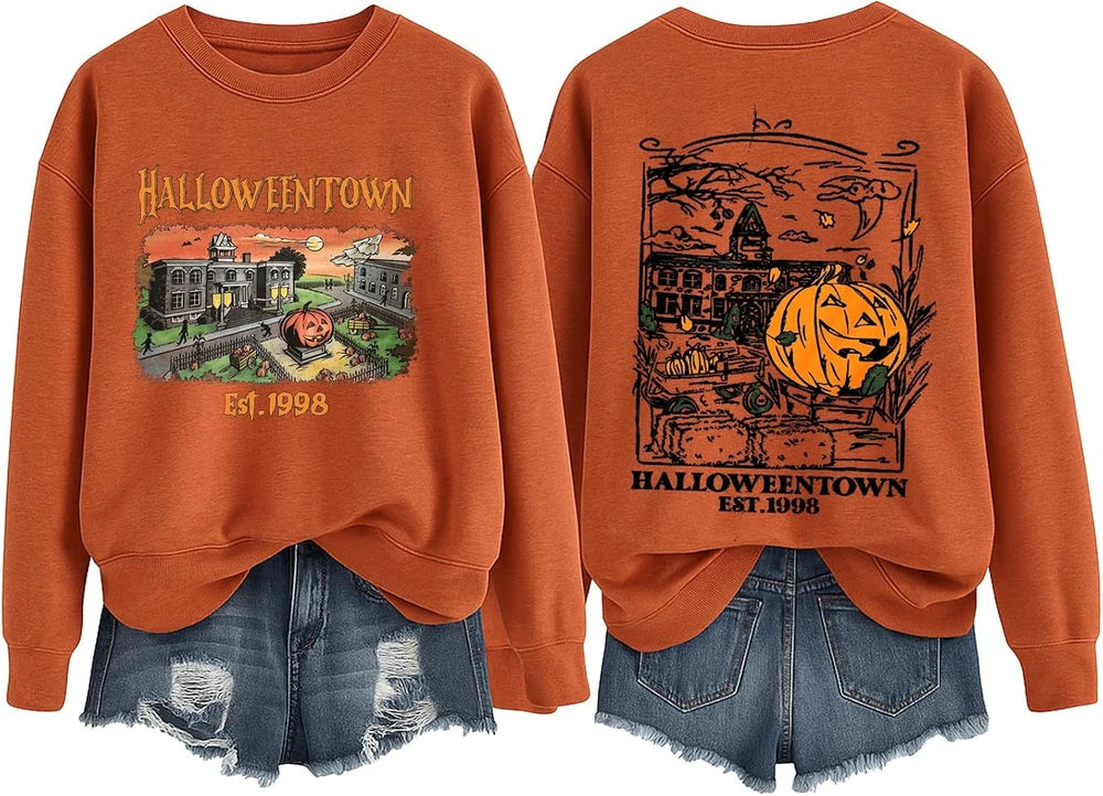Halloween Graphic Fall Sweatshirt