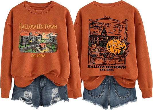 Halloween Graphic Fall Sweatshirt