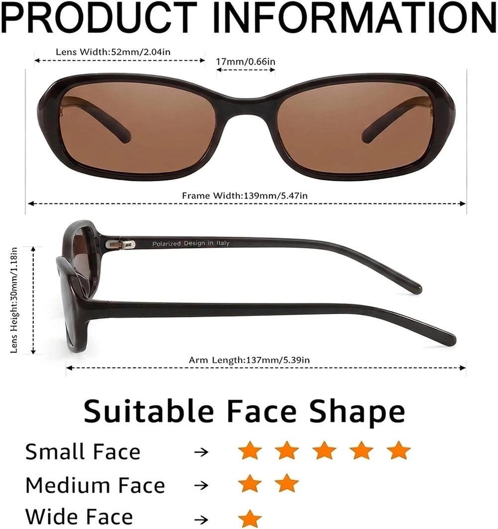 Retro Small Oval Y2K Sunglasses