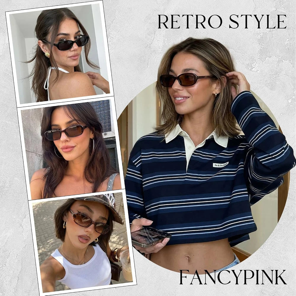 Retro Small Oval Y2K Sunglasses